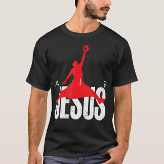 Vintage Air Jezus Sport Christelijke Religieuze Bi T-shirt