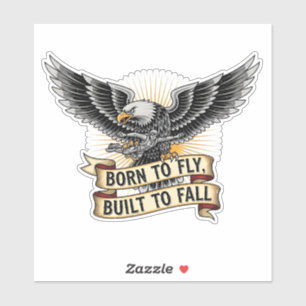 Vintage Airborne Vrijeval Skydive Adelaar Sticker