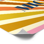 Vintage Airplane Cessna Retro Sunset Custom Poster (Hoek)