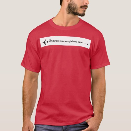 Vintage Airplane Quote girl T-shirt (Voorkant)