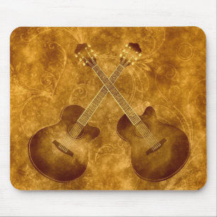 Vintage Akoestische Gitaren Muismat