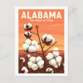 Vintage Alabama Briefkaart (Voorkant)