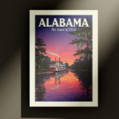 Vintage Alabama Briefkaart