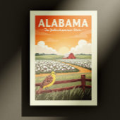 Vintage Alabama Briefkaart