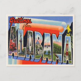 Vintage Alabama Briefkaart