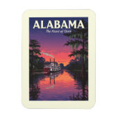Vintage Alabama Magneet (Verticaal)