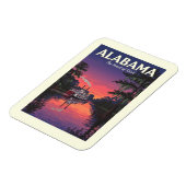 Vintage Alabama Magneet (Linkerzijde)