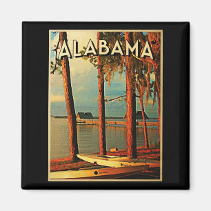 Vintage Alabama Magneet