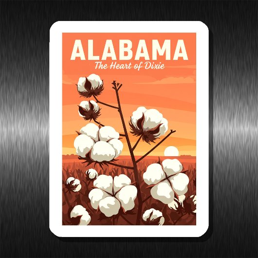 Vintage Alabama Magneet