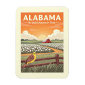 Vintage Alabama Magneet (Verticaal)
