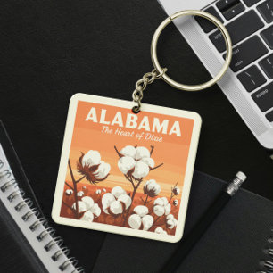 Vintage Alabama Sleutelhanger