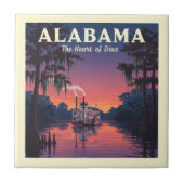 Vintage Alabama Tegeltje (Voorkant)