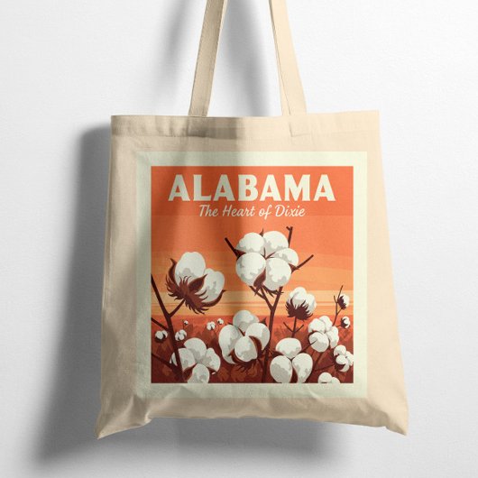 Vintage Alabama Tote Bag