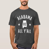 Vintage Alabama Vs All T-shirt (Voorkant)