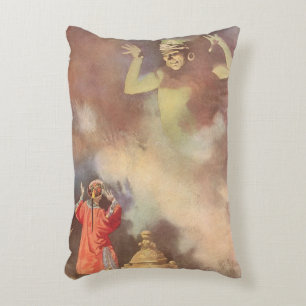 Vintage Aladdin en de Geest van de Lamp, Godwin Accent Kussen