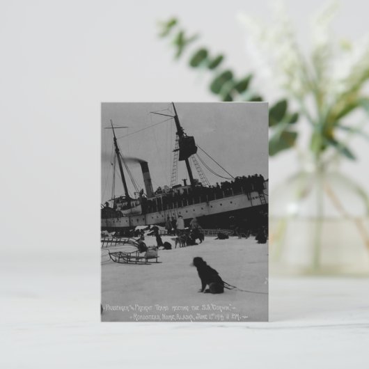 Vintage Alaska Briefkaart (Staand voorkant)