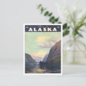 Vintage Alaska Briefkaart (Staand voorkant)