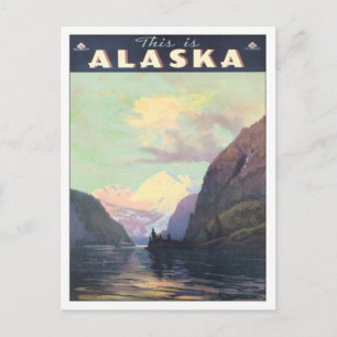 Vintage Alaska Briefkaart