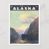 Vintage Alaska Briefkaart (Voorkant)