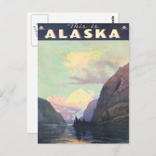 Vintage Alaska Briefkaart (Voorkant / Achterkant)