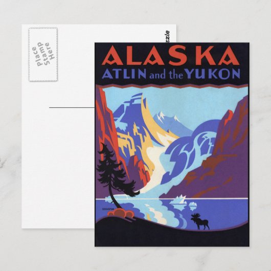Vintage Alaska Briefkaart (Voorkant / Achterkant)