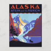 Vintage Alaska Briefkaart (Voorkant)