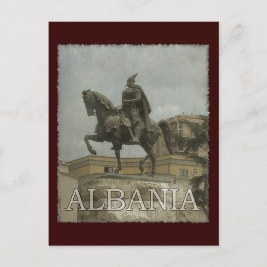 Vintage Albanië Briefkaart (Voorkant)