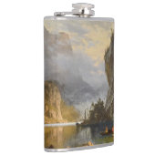 Vintage Albert Bierstadt Indians Spear Vist Heupfles (Rechts)