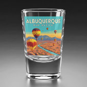 Vintage Albuquerque New Mexico Shot Glas