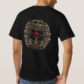 Vintage Alchemist Philosopher's Stone Gothic Graph T-shirt (Achterkant)