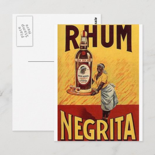 Vintage Alcohol Ads Prints Briefkaart (Voorkant / Achterkant)