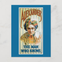 Vintage Alexander Magician Poster 1915