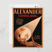 Vintage Alexander Seer Poster Briefkaart (Voorkant / Achterkant)