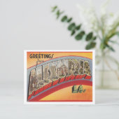 Vintage Alexandria Louisiana Briefkaart (Staand voorkant)