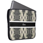 Vintage Algeria Algiers Building overview Postcard Laptop Sleeve (Voorkant Rechts)