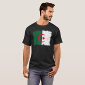 Vintage Algeria Flag Algerian Independence Day T-shirt (Voorkant volledig)
