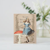 Vintage Alice Briefkaart (Staand voorkant)