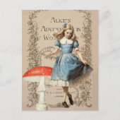 Vintage Alice Briefkaart (Voorkant)