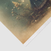 Vintage Alice Caterpillar Mushroom Art Decoupage Tissuepapier (Detail)