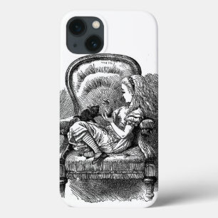 Vintage Alice in Wonderland boekentekening emo got Case-Mate iPhone Case