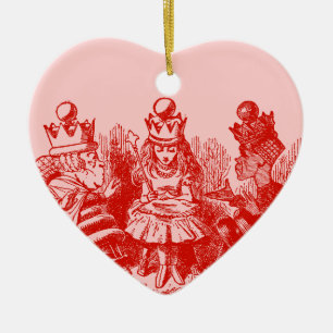 Vintage Alice in Wonderland Keramisch Ornament