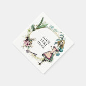 Vintage Alice in Wonderland servetten (Hoek)