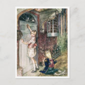 Vintage Alice in Wonderland The Frog Footman Briefkaart (Voorkant)