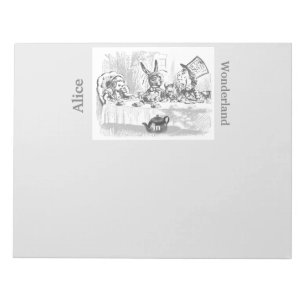 Vintage Alice in Wonderland Theepartij Notitieblok
