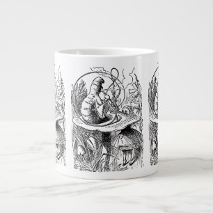 Vintage Alice in Wonderland Waterpijp Rups Grote Koffiekop