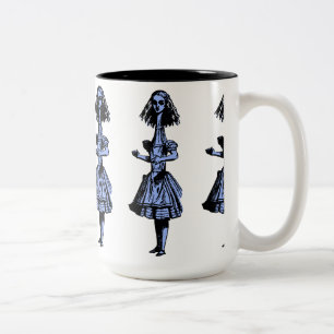 Vintage Alice Stretched in Sprookjesland Tweekleurige Koffiemok
