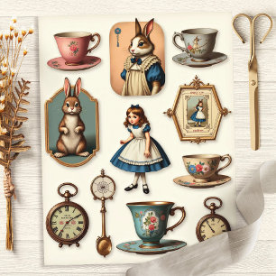Vintage Alice Thee Feestje Fijne Knip Collectie