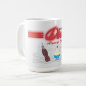 Vintage All American Diner Koffiemok (Voorkant links)