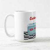 Vintage All American Diner Koffiemok (Links)