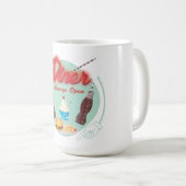 Vintage All American Diner Koffiemok (Voorkant rechts)